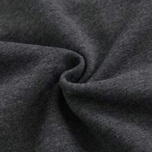 1pc Womens TUNA Fish Graphic Hooded Sweatshirt Regular Fit Drawstring Hooded Pullover  Midweight Slightly Stretchy  Comfortable Fleece  Lined Casual Streetwear For Autumn  Winter Everyday Wear - 灰色 - 查看 11