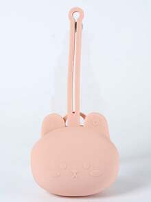 Estuche de chupete de silicona personalizado, caja de almacenamiento de chupete con diseño de conejo lindo, organizador de silicona, accesorio colgante para cochecito - Multicolor - Ver 11