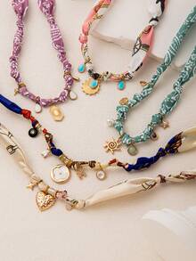 1 chiếc vòng cổ thép không gỉ hình giọt nước hình lục giác mặt trời cỏ ba lá phong cách Bohemian mới, mạ vàng 18k, tôn lên nét quyến rũ độc đáo của phụ nữ, phù hợp để đeo hàng ngày, trang phục dự tiệc và giao lưu, có thể đeo như bùa hộ mệnh, trang phục dự lễ hội âm nhạc. Trang sức dành cho phụ nữ. - màu sắc - Xem 1