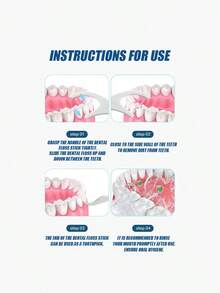50/100/150-Pack Dental Floss Picks Adult Home Pack Premium Ultra-Fine Dental Floss Cleaning Essential For Home Use Disposable Dental Floss. Ultra-Fine Dental Floss Picks Family Pack - Toothpick, Interdental Brush - Cleaning - Oral Hygiene - Multiple Care For Your Oral Health - Fine Floss For Tooth Protection - Interdental Cleaning Supplies. Suitable For Oral Care, The Floss Will Not Break Or Wear. Portable Disposable Dental Floss Picks Are Essential For Daily Travel And Home Use. - 白色 - 查看 7