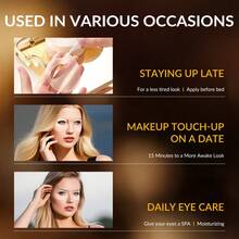 60片肽胶原蛋白抗皱眼膜 70克，抗皱、紧致、保湿眼膜，改善细纹，减少眼袋和黑眼圈，增加弹性，深层滋养，适合所有肤质 - 白色 - 查看 10