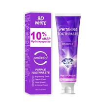 1支120克软管装紫色牙齿美白牙膏，薄荷味，深层清洁，家用，9D紫色牙膏，10%羟基磷灰石，牙齿美白 - 9D-薄荷味-10%羥基磷灰石 - 查看 6