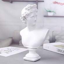 Miduu 11.8" Classic Greek Venus De Milo Bust Statue Resin Roman Godd Of Love And Beauty Sculpture Figurine For Home Décor Large Antique - 大衛 - 查看 5
