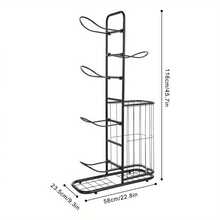 SENDERPICK Basketball Storage Rack - Black-61092248 - View 2