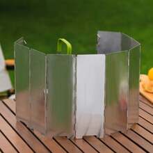 1 Set Pantalla cortavientos de aluminio ultraligera - Perfecta para cocinar al aire libre - Multicolor - Ver 6