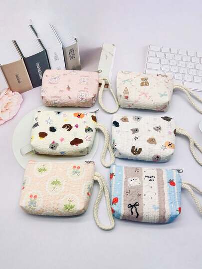 กระเป๋าใส่เหรียญขนาดเล็กพร้อมพวงกุญแจ (12/6/3/1 ชิ้น) - สไตล์ลำลองและมีสไตล์ สามารถใส่กุญแจ สายดาต้า เหรียญ และแหวนได้ - ทำความสะอาดและซักได้ง่าย - มีให้เลือกหลายสี ของขวัญที่สมบูรณ์แบบสำหรับเพื่อนและครอบครัว คุ้มค่าเงิน ของขวัญที่ดีสำหรับเด็กผู้หญิง