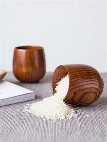 1 pieza Taza de madera personalizable, taza, taza de café de madera, taza de madera, reutilizable, multifuncional, ornamental, elegante, exquisita, de alta calidad, personalizada, única, regalos ideales para él, regalos ideales para ella, ella, novio, novia, papá, mamá, familia, amigos, hijo, hija, estudiantes escolares, trabajadores, niños, oficina, salón de té, escuela, hogar, romance delicado