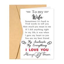 Romantic Valentine's Day Card For Wife, Girlfriend, Women & Fiancee | Sweet Anniversary Card | Her-Exclusive Birthday Card | Perfect Valentine's Day Gift-1PC - Multicolor - View 13