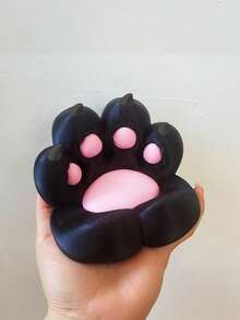 1个可爱猫爪加厚耐用手机支架，简约塑料动漫女孩桌面伴侣 - 彩色 - 查看 7