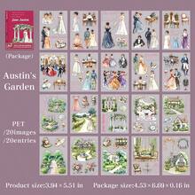 have a good day 1 Libro de 20 hojas con pegatinas de escenas clásicas con estilo vintage para personalizar scrapbooking, manualidades, diarios, collages, tarjetas y cuadernos de diseño. Suministros de oficina y escolares. - Multicolor - Ver 17