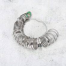 ZJchao Medidor de Anillos, Herramienta de Medición para Tamaños de Anillos, Accesorios Prácticos para Fabricantes de Joyas y Talleristas, para Ajuste y Diseño de Joyería - 1 - Ver 4