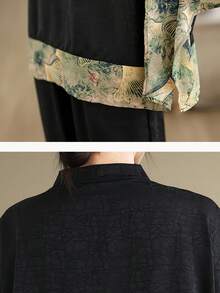 Hanfu Tops - Black - View 6