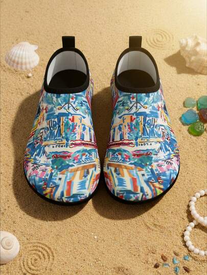 2025 New Women's Beach Shoes, Non-Slip, Anti-Sand, Scratch-Resistant, Quick-Drying, Suitable For Outdoor, Water Sports, Indoor Fitness, Running, Jumping Rope, Yoga, Aqua Socks, Snorkeling, Rafting, Swimming