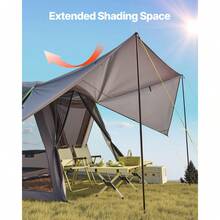 Tende da letto per auto e portelloni posteriori - Fahrzeugzelt – Heckgröße: 3,05 m x 3,05 m - Visualizzare 3