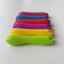 2-In-1 Ergonomic Writing Aid & Posture Corrector - Dual-Grip Handle, Tactile Feedback, 6 Vibrant Colors (Pink, Green, Blue, Purple, Red, Yellow) / For Adult Beginners, Enhances Pen Control & Writing/Drawing Skills, Compatible With Pens & Art Tools, Improves Writing, Comfortable Grip, Soft Touch, Flexible Design, Learning Tool - Multicolor - View 6