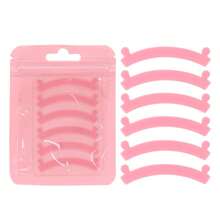 12片装可重复使用睫毛提升垫，睫毛提升工具，睫毛夹垫，睫毛烫发补偿器 - 彩色 - 查看 7