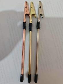 1 Stück Starker, Elastischer Metall-krokodil-memo-clip, Mehrzweck-assistent für Tragen Von Armband & Schmuck - Roségold - Übersicht 14