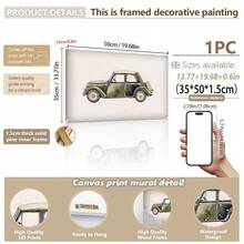 لوحة جدارية قماشية، فن جداري لغرفة طفلة أو طفل، ديكور غرفة الأطفال، منتجات أطفال، ملصقات غرفة الأطفال، لوحة جدارية بدب تيدي قديم بطراز الجولف، لون أخضر داكن، ديكور جداري مؤثر