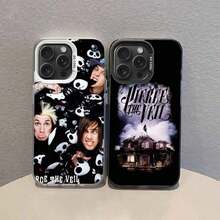 Funda Trasera Compatible con 17 16 15 14 13 12 11 Pro Max Plus, Color Plata, Resistente a Impactos, de la Banda Pierced The Veil - Z5 - Ver 3