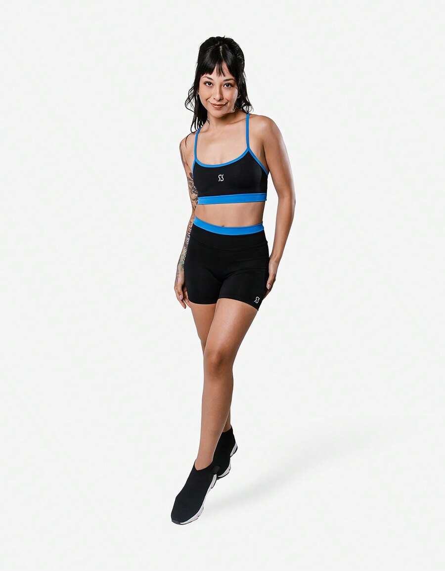 Women Sports Sets - 寶藍色 - 查看 1