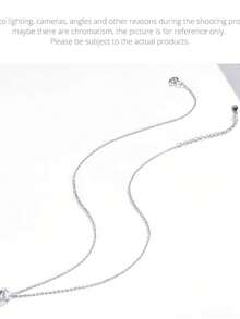 Kit Ponto de Luz Pedra Zirconia Colar Prata Pedrinha Delicado Versatil Minimalista Mulher Aço Inox - Colar - Visão 5