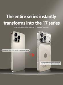 1pc Customized Minimalist Gray Apple Design Luxury Fashion Large View Tempered Glass With Lens Protection Matte Anti-Drop Phone Case, Compatible With IPhone 17/17Pro/17ProMax/17Air/16/16Pro/16ProMax/16Plus/15/15Plus/15Pro/15ProMax/14/14Plus/14Pro/14ProMax/13/13Pro/13ProMax/12/11 Phone Accessories, Full Coverage High-End Protective Cover - Light Grey - View 3