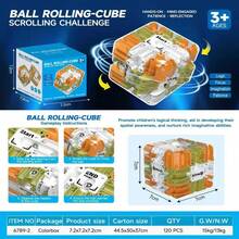 3D Ball Maze Puzzle Cube Third Order PK Battle Exercise Children's Logical Thinking Training Decompression Development Baby's Intelligence Toy