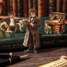 have a good day 1 Libro de 20 hojas con pegatinas de escenas clásicas con estilo vintage para personalizar scrapbooking, manualidades, diarios, collages, tarjetas y cuadernos de diseño. Suministros de oficina y escolares. - Multicolor - Ver 5