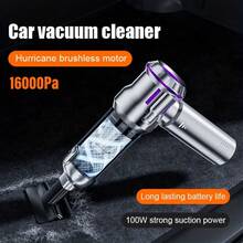 16000Pa Cordless Car Vacuum Cleaner, Strong Suction Handheld Small Dust Collector, High-Power Brushless Motor Vacuum Cleaner Blower, USB Rechargeable, Portable Dust Blower, 3 Adjustable Gears, Mini Air Pump Blow & Vacuum, Car & Home Cleaning Tool - Multicolor - View 9