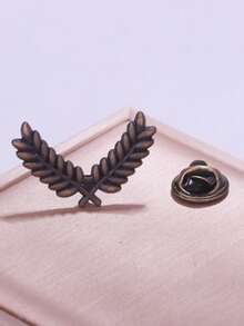 Minimalism Unique New Style Charm Golden Silvery Ear Of Wheat Brooch Daily Vacation Music Festival Party Suitable For Both Men And Women Gift From A Best Friend - Ear Of Wheat - View 9