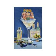 1pc Vintage Dirty Martini Bar Poster - Retro Cocktail Wall Art For Home Bars And Kitchen Decor, Unframed Print, Premium Poster - Multicolor - View 10