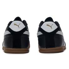 Puma Zapatillas deportivas acolchadas de corte bajo Super Turino, zapatos deportivos ligeros, zapatos casuales para parejas, adecuados para actividades interiores y exteriores, 402612-02 - Negro-Puma Blanco-Color goma - Ver 5