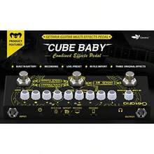 yuiutfIR Cab Electric Multi Effects Procesador Retardo Reverb Guitarra Overdrive Pedal para bajoyufrtf - Multicolor - Ver 7