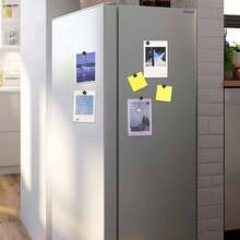 10pcs Mini Square Refrigerator Magnets, Strong Self-Adhesive Magnetic Stickers, Strong Adsorption, Traceless Removal, Suitable For Whiteboards, Blackboards, Home Kitchen Refrigerators, Microwave Ovens, Wall Door Decoration, Or Office Calendars, School Supplies, Back-To-School Supplies - Multicolor - View 1