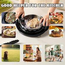 Chicken Shredder Tool Twist Large – 11.8" Meat Shredder Tool Twist For Quick Chicken Breast Shredding - With Non-Slip Pads & Suction Cups, Dishwasher Kitchen Tool - Multicolor - View 8