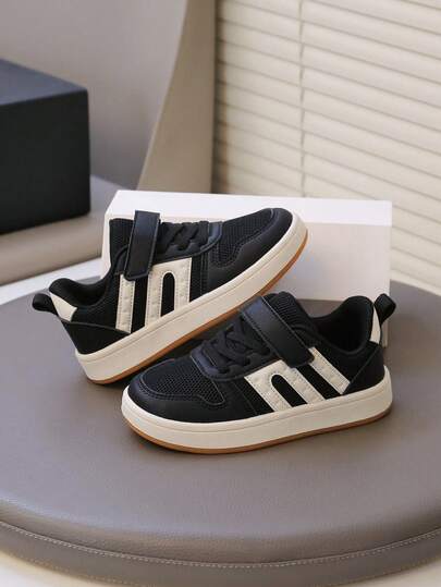 Nuevos zapatos deportivos para niños, con , suela plana, cómodos y transpirables, zapatillas de malla