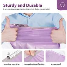 Fuxury 25 Pcs Poly Mailers 17.7 X 22" XL Shipping Bags For Clothing Strong Adhesive Shipping Mailing Envelopes Large Self-Sealing Polymailer For Small Business White #10 - 白色+24x24吋 100個 - 查看 4