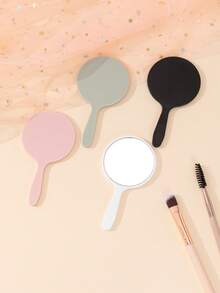 1pc/5pcs/10pcs/30pcs/50pcs/90pcs/100pcs Handheld Small Mirror, Cute Makeup Mirror For Student Dorm, Travel Essential Pocket Mirror, Outdoor Makeup Mirror - Multicolor - View 6