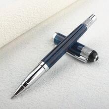 1pc Metal Ball Pen, Professional Roller Ball Pen, Fashionable And Durable, Exceptional, Mechanical Feel, Metal Texture, Luxury Pen - 637 - View 21