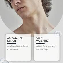 Sérum para después del afeitado para hombre: Un sérum hidratante, confortable y refrescante para el cuidado de la piel después del afeitado. - Blanco - Ver 3