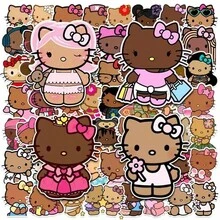 58pcs Cute Black Cat Stickers, Doodle Stickers, Suitable For Personalized Cute Cartoon Creative Decoration, Can Be Stuck On Water Bottles, Laptops, Scrapbooks, Guitars, Cars, Skateboards, Also Can Be Used As Christmas, Halloween, Birthday Gifts/Decorations And Birthday Party Favors.