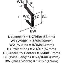 Amerock H37003G10 - Gancho decorativo de pared de doble punta, gancho de ní satinado para abrigos, sombreros, mochilas, bolsas, ganchos para baño, recámara, clóset, entrada, lavadero, oficina(Double Prong Bronce aceitado) - Multicolor - Ver 4