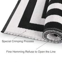 Kitchen Mat & Kitchen Rug - Noir et blanc - Voir 7
