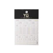 1Sheet 5D Bow Nail Stickers, 1PC 5D Embossed Knitted Bow Nail Art Decals Self-Adhesive Colorful Bows Line Heart Nail Art Stickers For Women Girls Nail Supplies Accessories - Multicolor - View 7