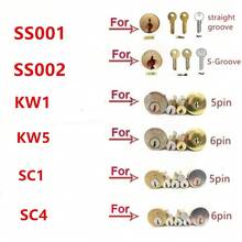 Lishi 二合一工具 SC4 SS001 SS002 SS002R Pro R52 KW1 KW5 SC1 适用于专业锁匠、家庭门钥匙