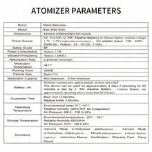 Atomizador de succión,Inhalador de Vapor de Niebla Fría, Mini Kit de Nebulizador Portátil Silencioso Ultrasónico Ideal para viajes y uso doméstico Atomizador de succión - Unitalla - Ver 8