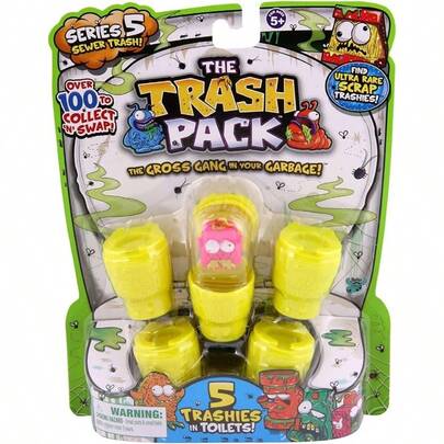 Trash Pack Series 5 Figura, 5 Unidades