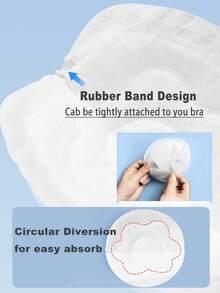 100pcs/Pack Postpartum Nursing Pads, Ultra-Thin & Breathable, Suitable For Breastfeeding Mothers