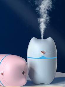 260ml Mini Humidificador de Escritorio, Difusor de Aromas con Gato de Dibujos Animados Montado en el Automóvil Alimentado por USB, Adecuado como Regalo de Cumpleaños/Día de San Valentín/Navidad/Año Nuevo - Multicolor - Ver 2