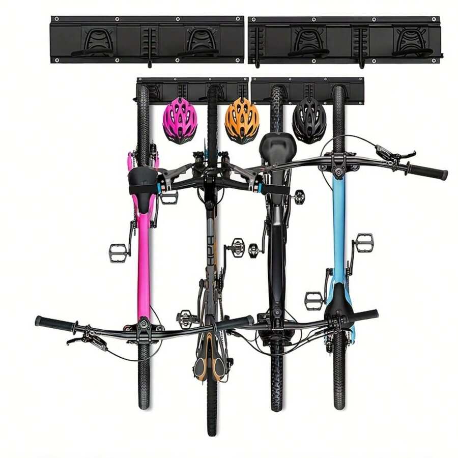 Bicycle Storage Rack Accessories - 4 Bike +3 Helmet - View 1